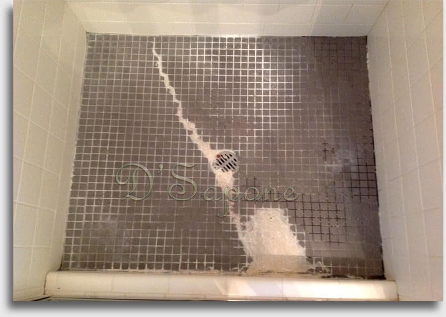 Efflorescence in a Shower Tile